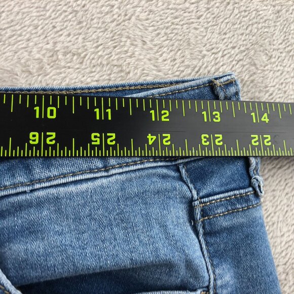 SO Womens Jeans Size 9 Ultimate Jegging High Rise Blue Denim Skinny Leg Casual - Picture 5 of 16